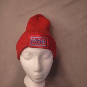 Rise Beanie Hat Red